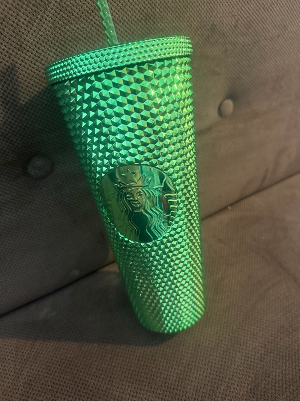 Starbucks ‘23 Winter Holiday Green Studded 24oz Venti Tumbler